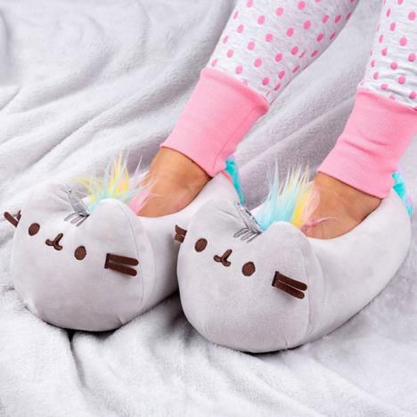 Pusheen Unicorn Plush Slippers Extra Image 3